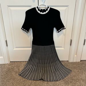 Ted Baker, Black and white dress, Size 1